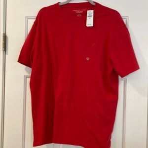 Brand new American Eagle Outfitters Men’s cotton tshirt.  Size- L. Color - Red.